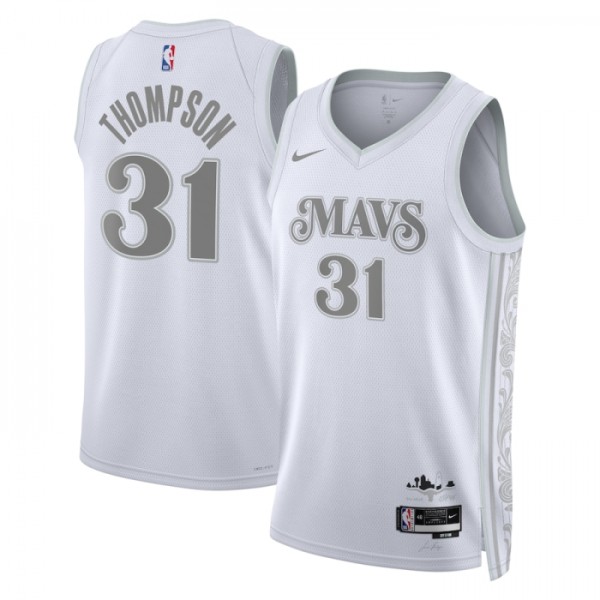 Dallas Mavericks Trikot Klay Thompson Nike 2024-25 City Edition Weiß Swingman - Herren Dallas Mavericks Trikot Klay Thompson Nike 2024-25 City Edition Weiß Swingman - Herren